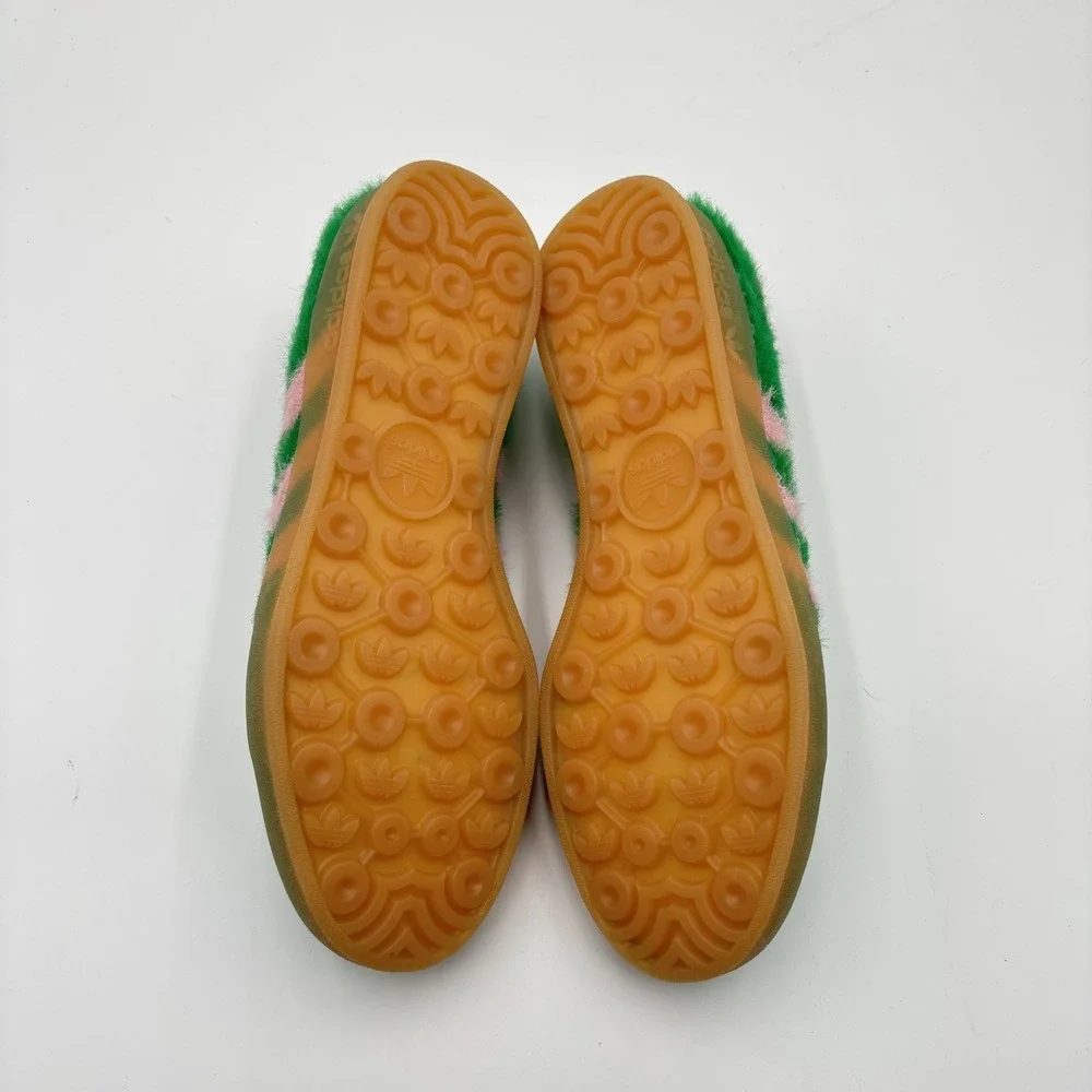 Adidas Gazelle Indoor‎ Green Glow Pink Gum JP8342 Women's Shoes Size 9.5